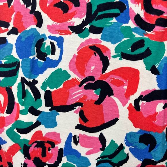 TOMMY HILFIGER CLAREMONT FLORAL PRINT SLEEVELESS WOMEN BLOUSE SIZE MEDIUM NEW - Picture 4 of 5